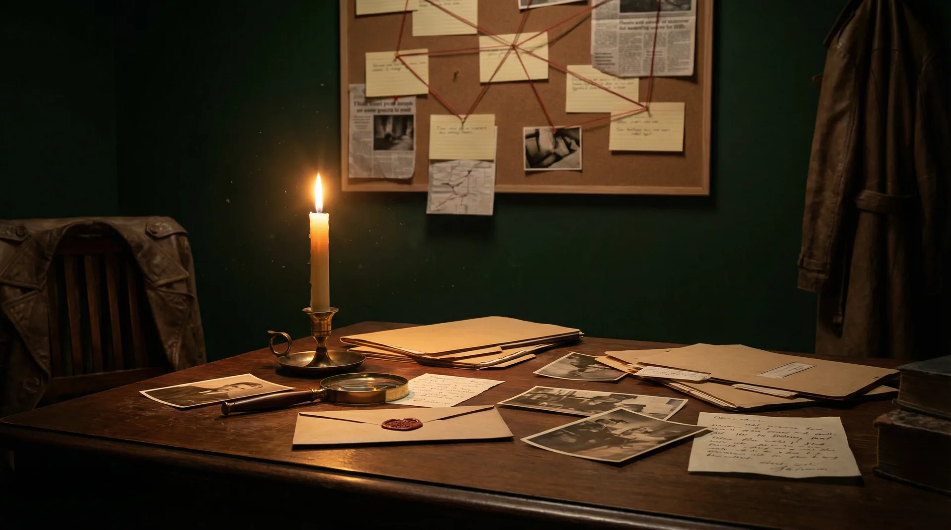 夜莺庄园书房现场 - 91暗网 案件